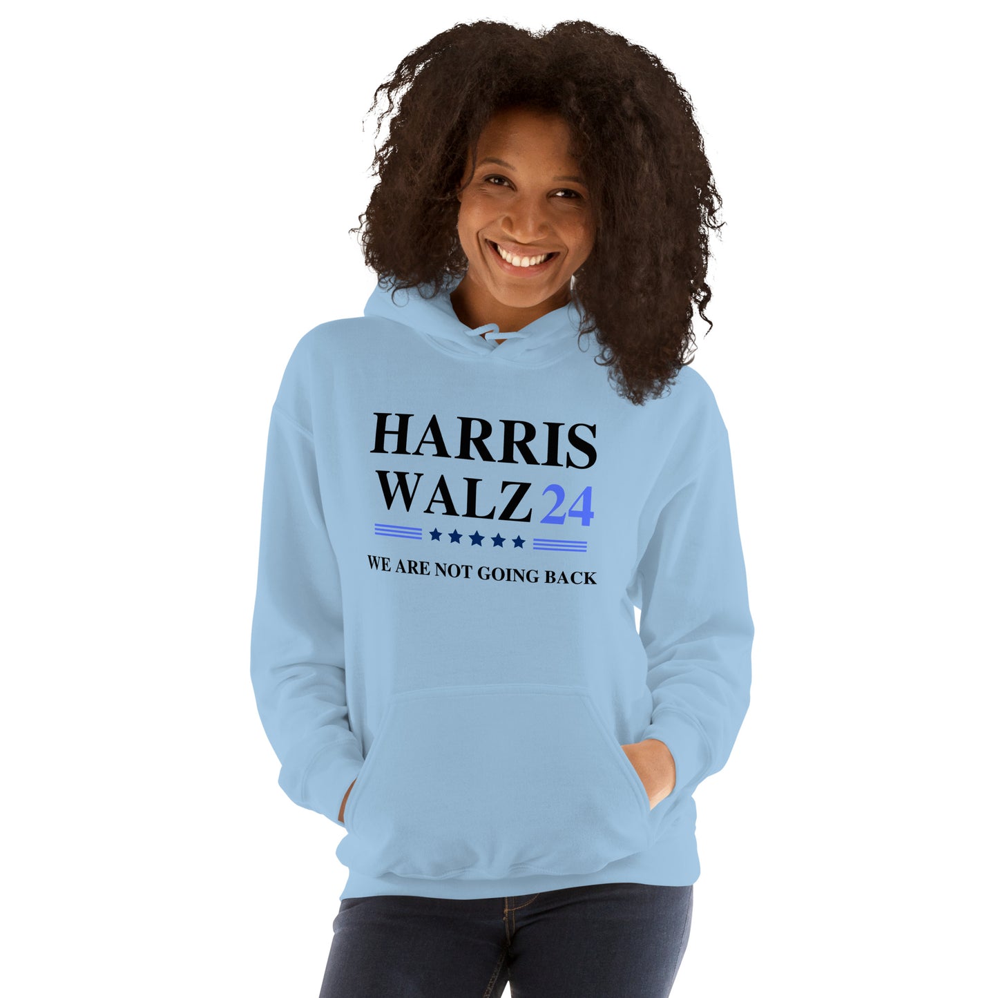 Harris Walz Election 2024 Unisex Hoodie Campaign Hoodie for Men or Women