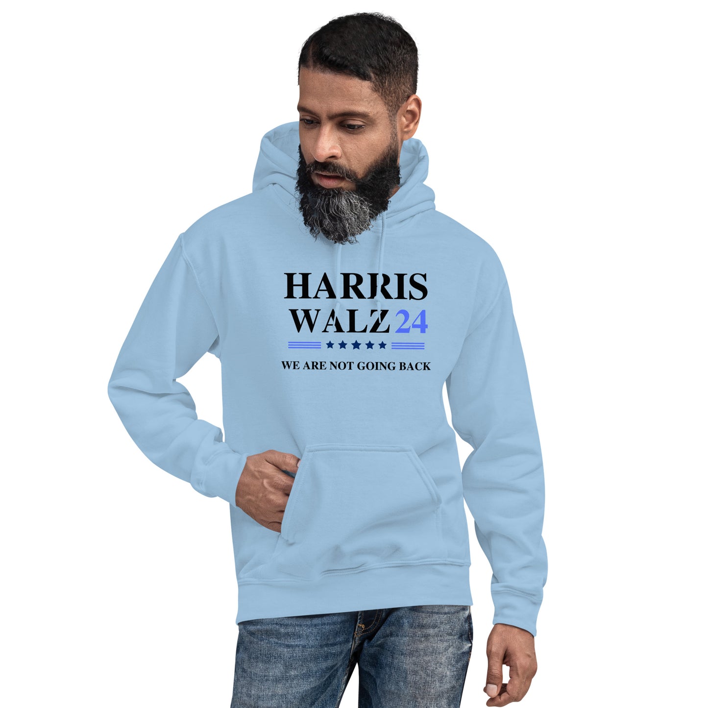 Harris Walz Election 2024 Unisex Hoodie Campaign Hoodie for Men or Women