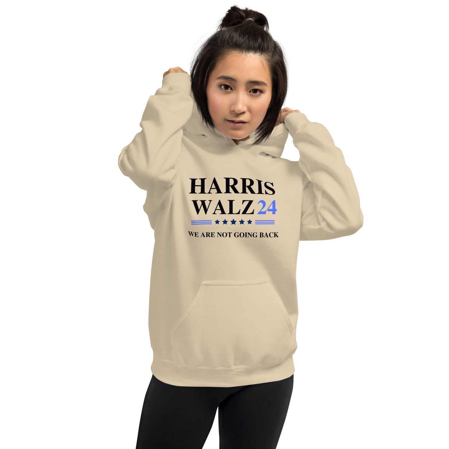 Harris Walz Election 2024 Unisex Hoodie Campaign Hoodie for Men or Women