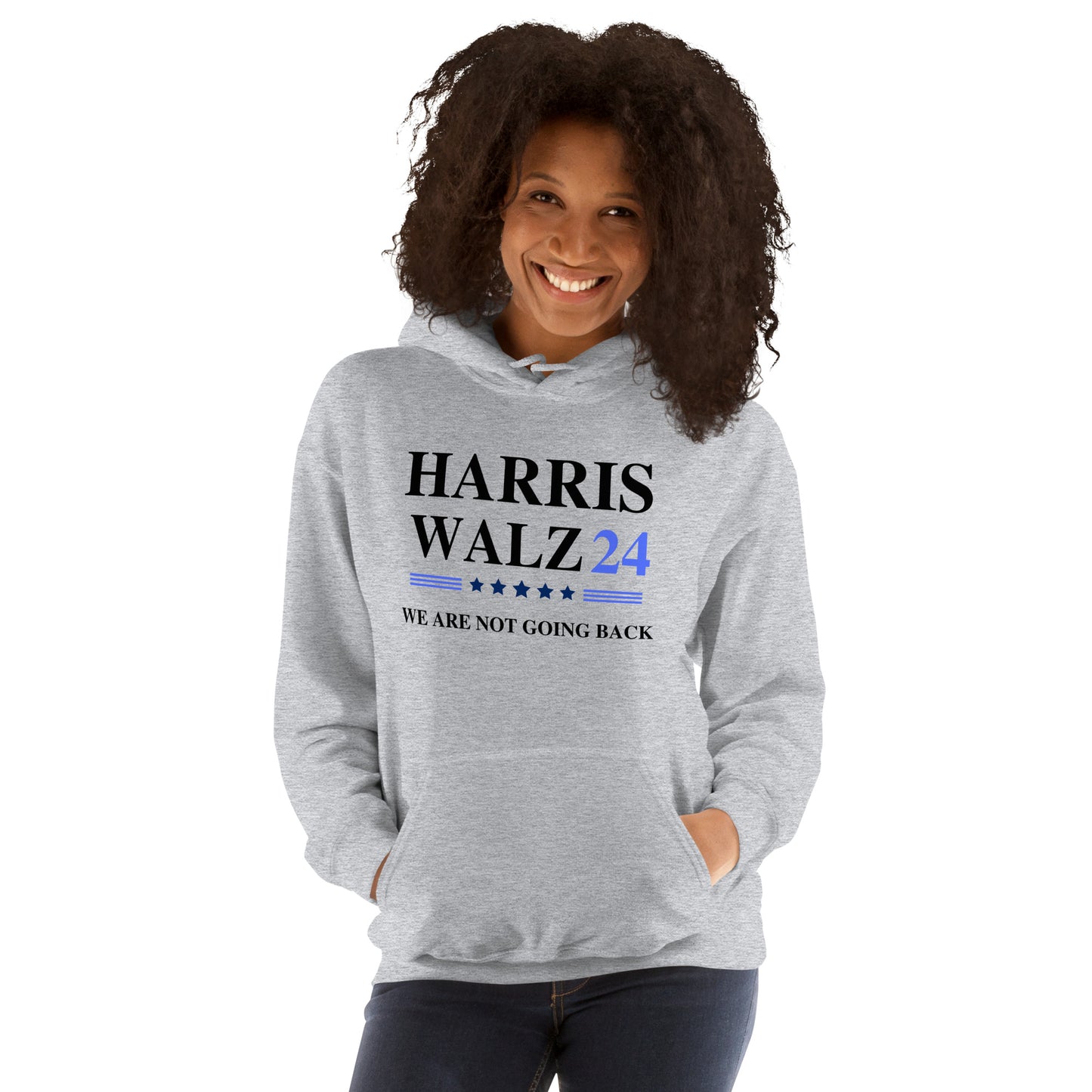 Harris Walz Election 2024 Unisex Hoodie Campaign Hoodie for Men or Women