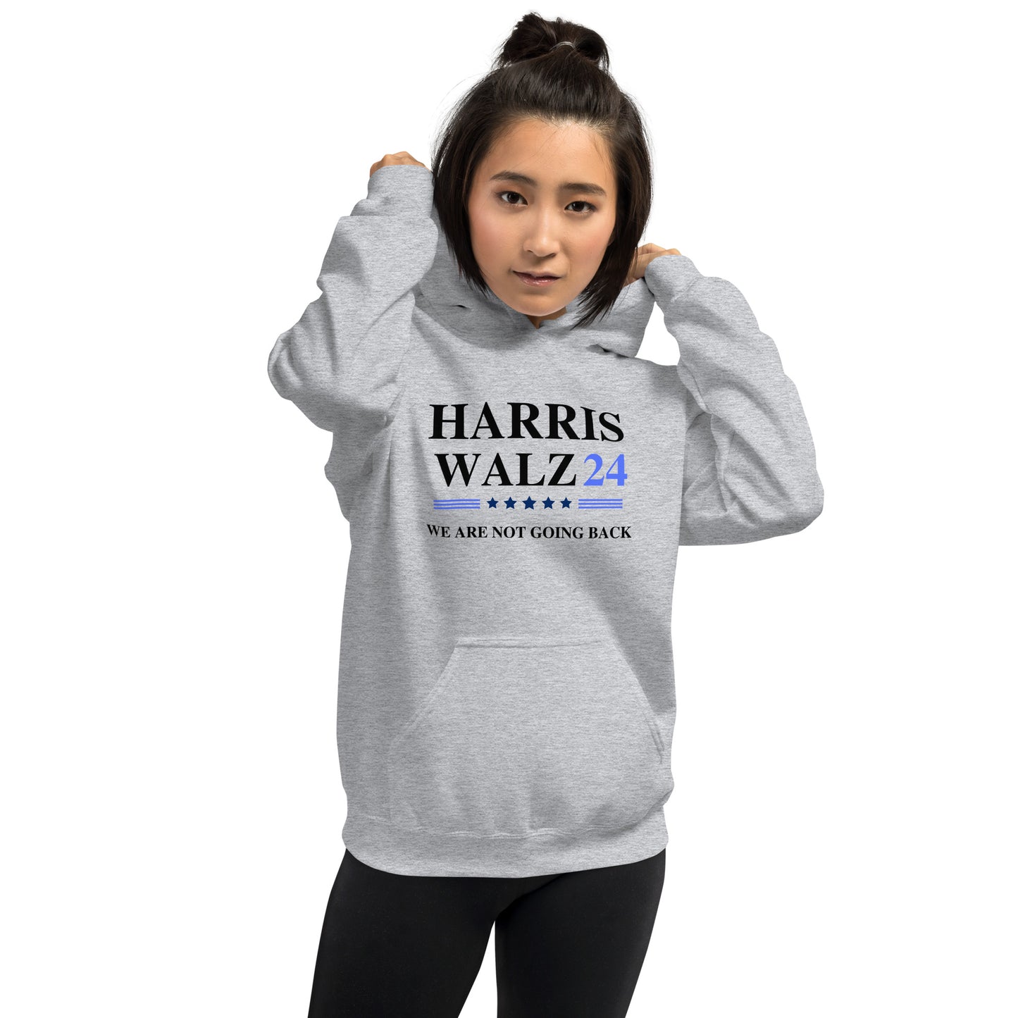 Harris Walz Election 2024 Unisex Hoodie Campaign Hoodie for Men or Women