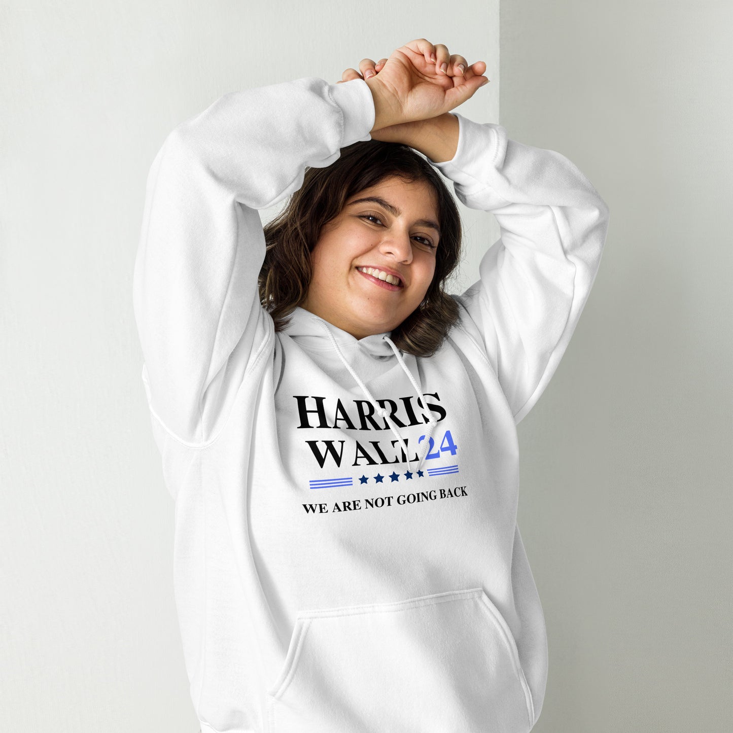 Harris Walz Election 2024 Unisex Hoodie Campaign Hoodie for Men or Women