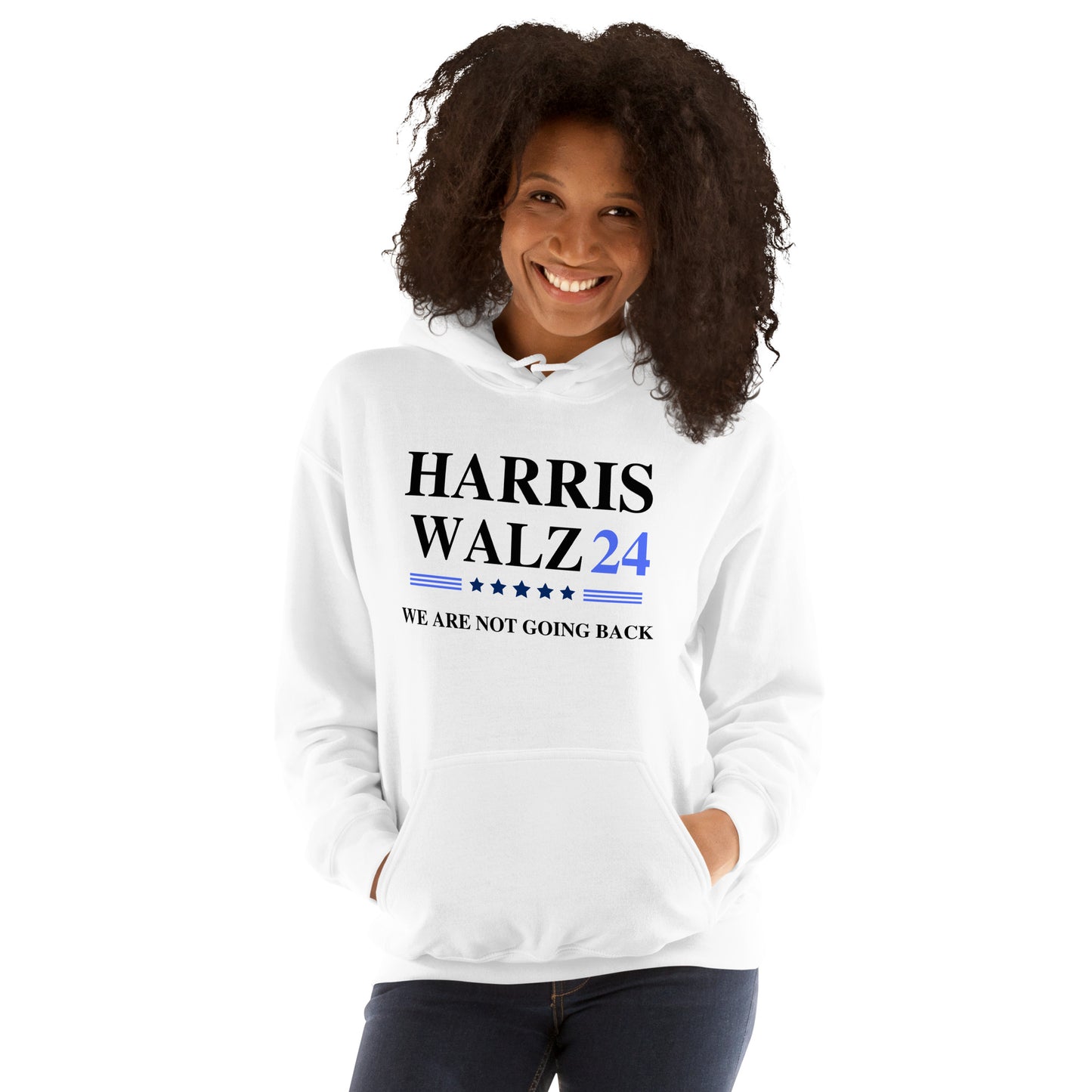 Harris Walz Election 2024 Unisex Hoodie Campaign Hoodie for Men or Women