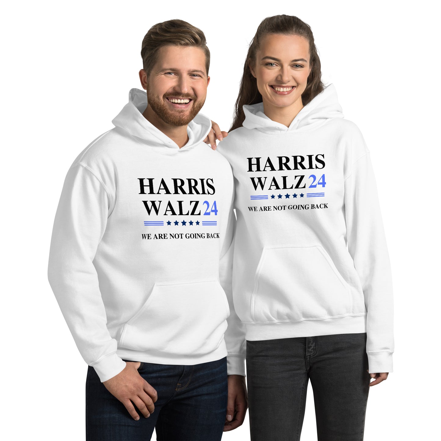 Harris Walz Election 2024 Unisex Hoodie Campaign Hoodie for Men or Women